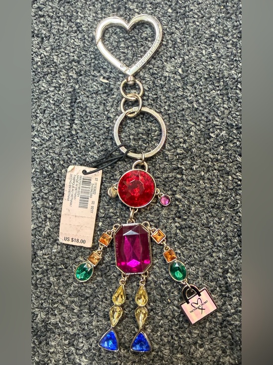 Victoria's Secret Accessories - Victoria’s Secret Jeweled Woman Keychain. NWT